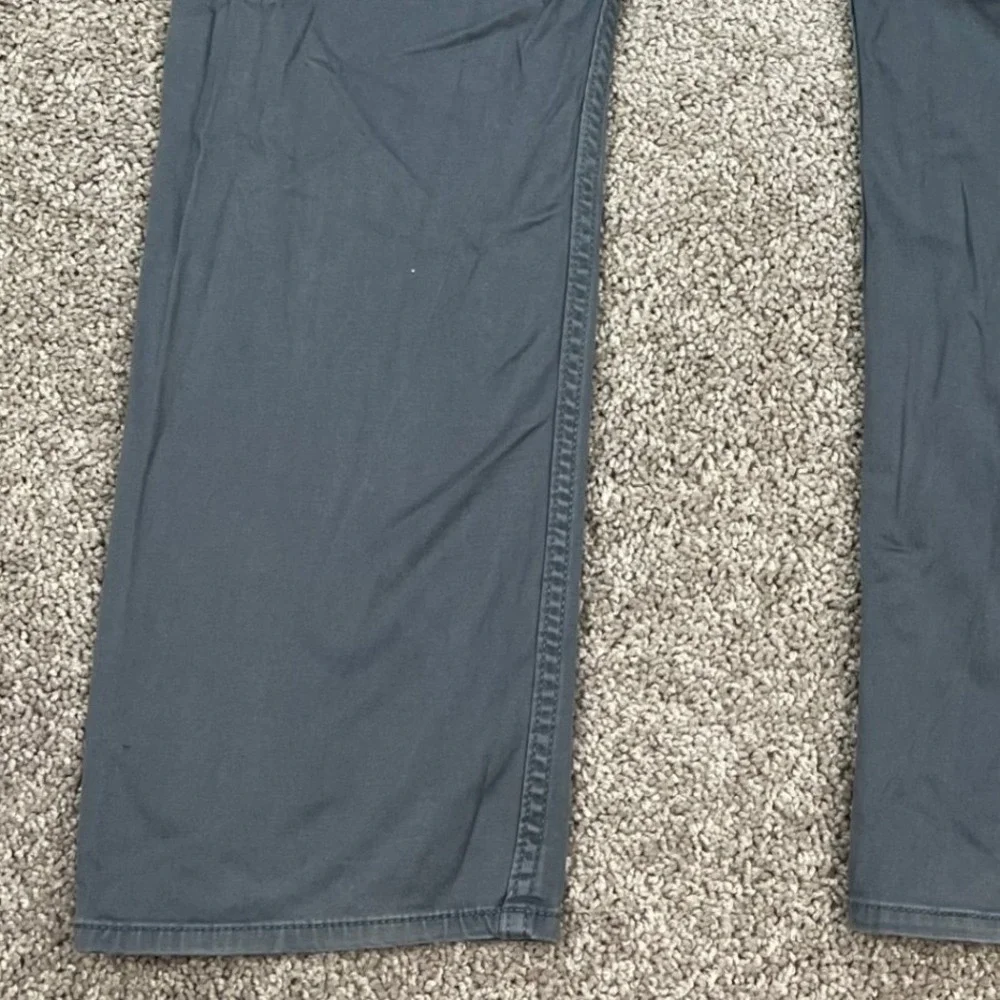 Banana Republic Slim Fit Pants Mens 36x30‎ Gray 5-Pocket Flat Front Twill Denim